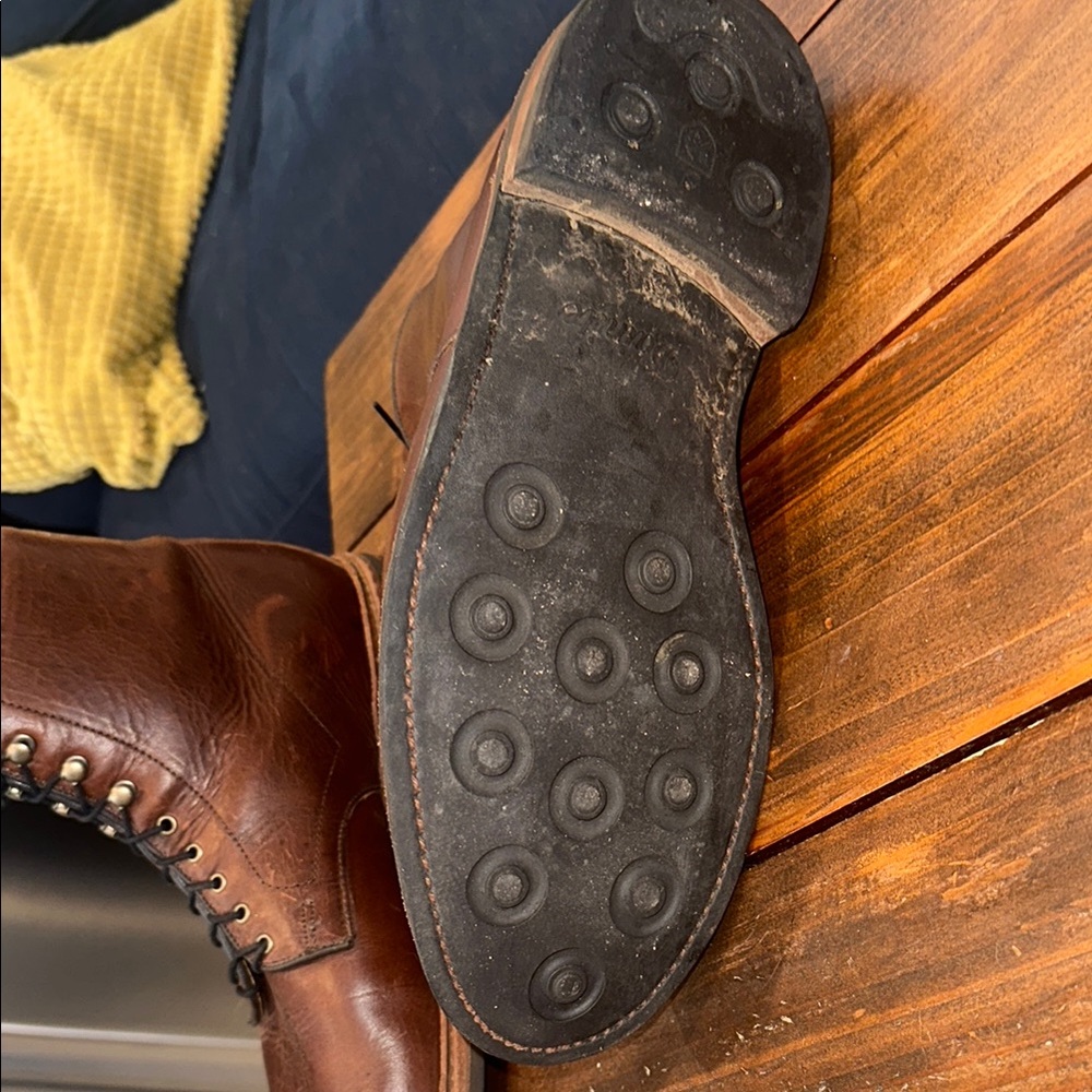Allen Edmonds Dark Brown Leather Men's Boots - Picture 5 of 5